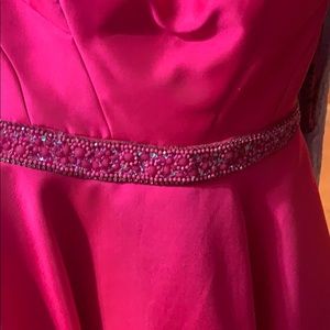 Only worn once beaded homecoming dress